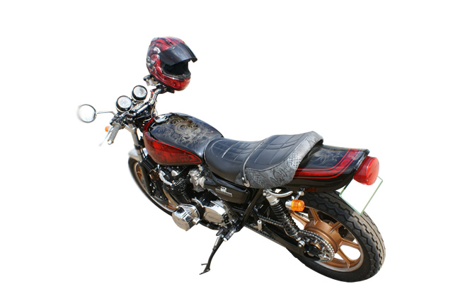 エアーブラシシバアート 特殊ペイント KAWASAKI Z1 火の玉カラー