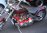 HARLEY-DAVIDSON(ハーレーダビッドソン カスタムペイント レッドフレイムス