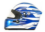 カートレース用ヘルメット エアブラシ カスタムペイント