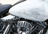 HARLEY-DAVIDSON フレイムスカスタムペイント エアーブラシ