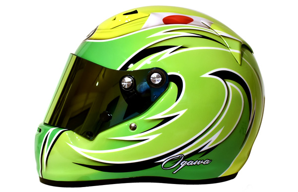 ARAI レーシングヘルメット トライバルグラフィック 蛍光