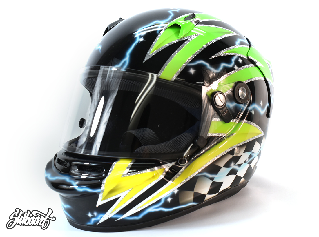 　ARAI GP6 キャンディーグラフィックカスタムペイント　SHIBAART