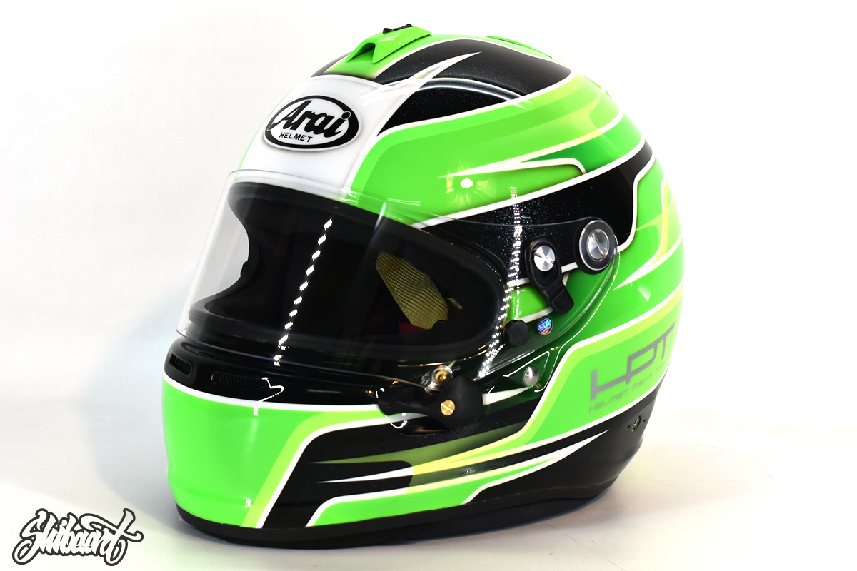 　ARAI GP6 キャンディーグラフィックカスタムペイント　SHIBAART