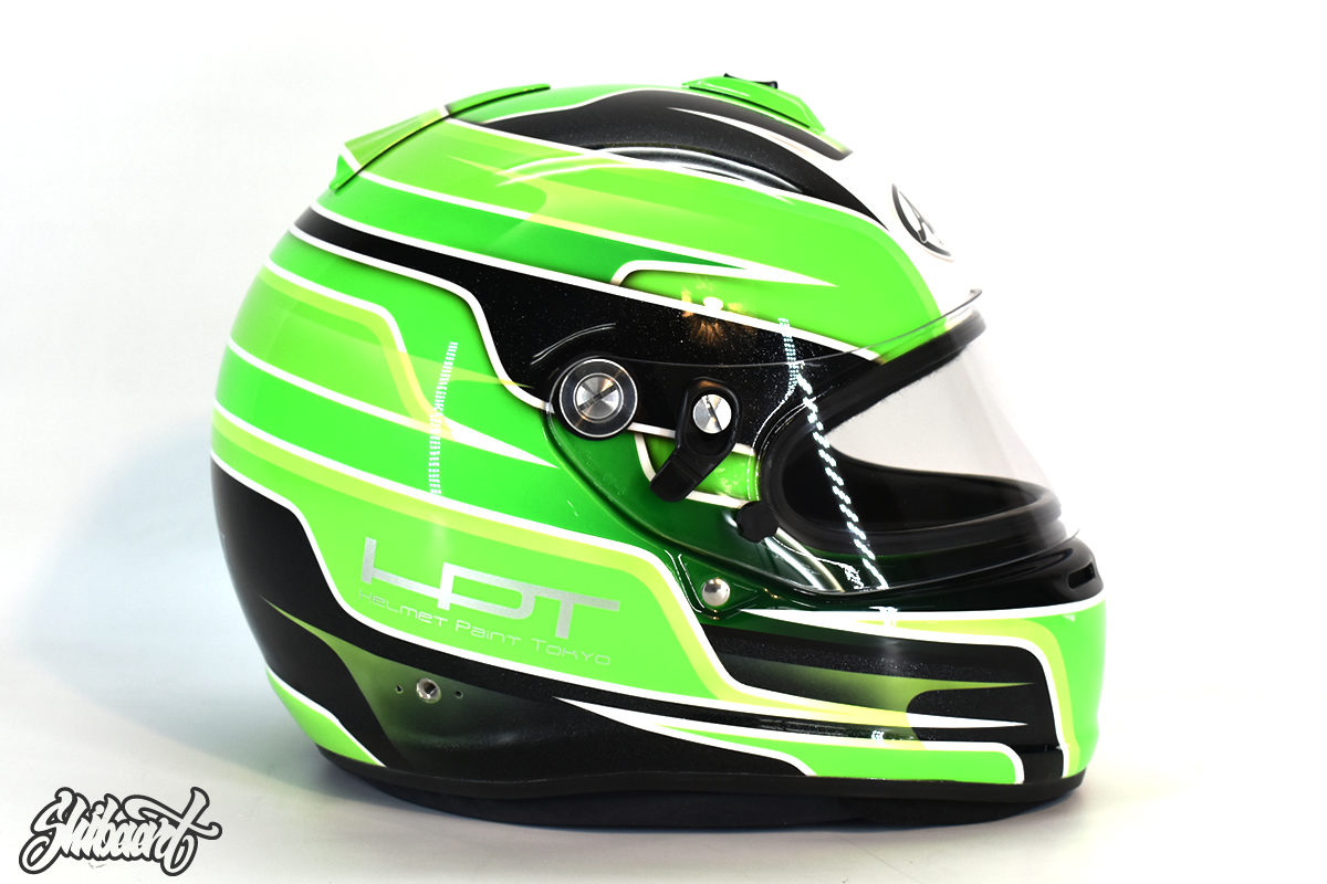 　ARAI GP6 キャンディーグラフィックカスタムペイント　SHIBAART