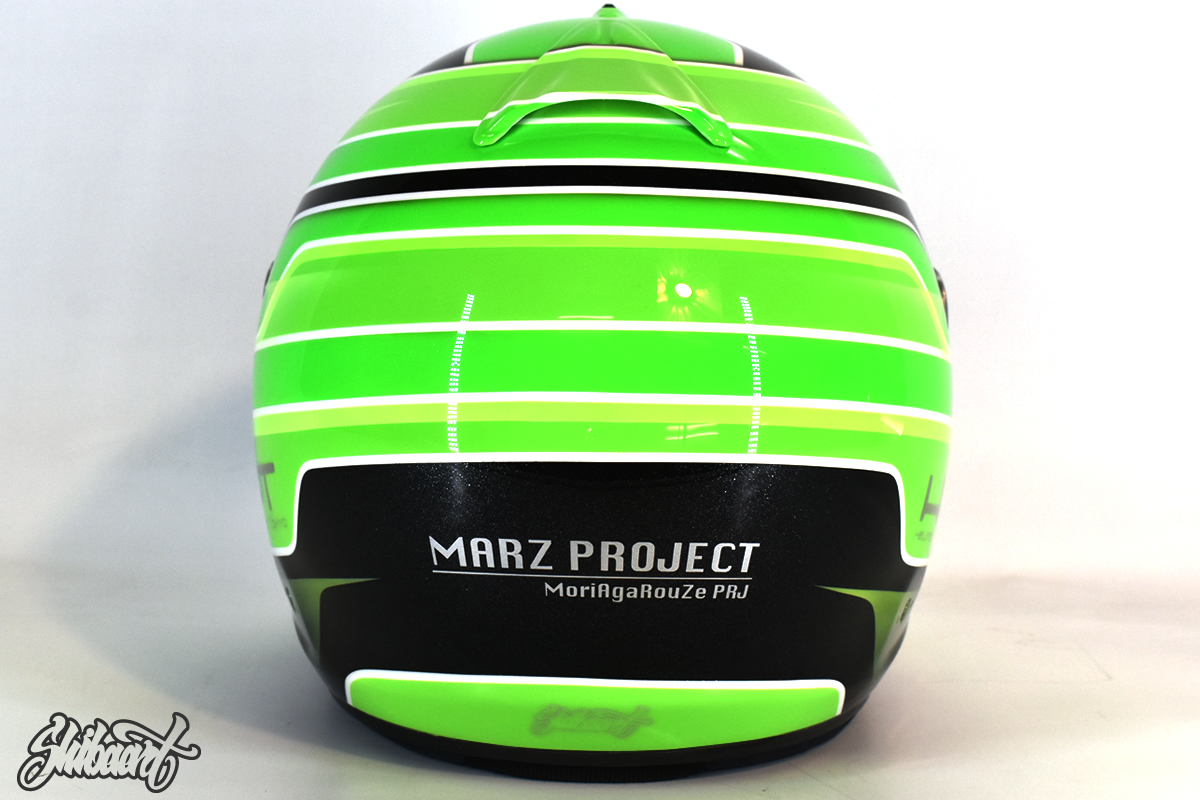 　ARAI GP6 キャンディーグラフィックカスタムペイント　SHIBAART