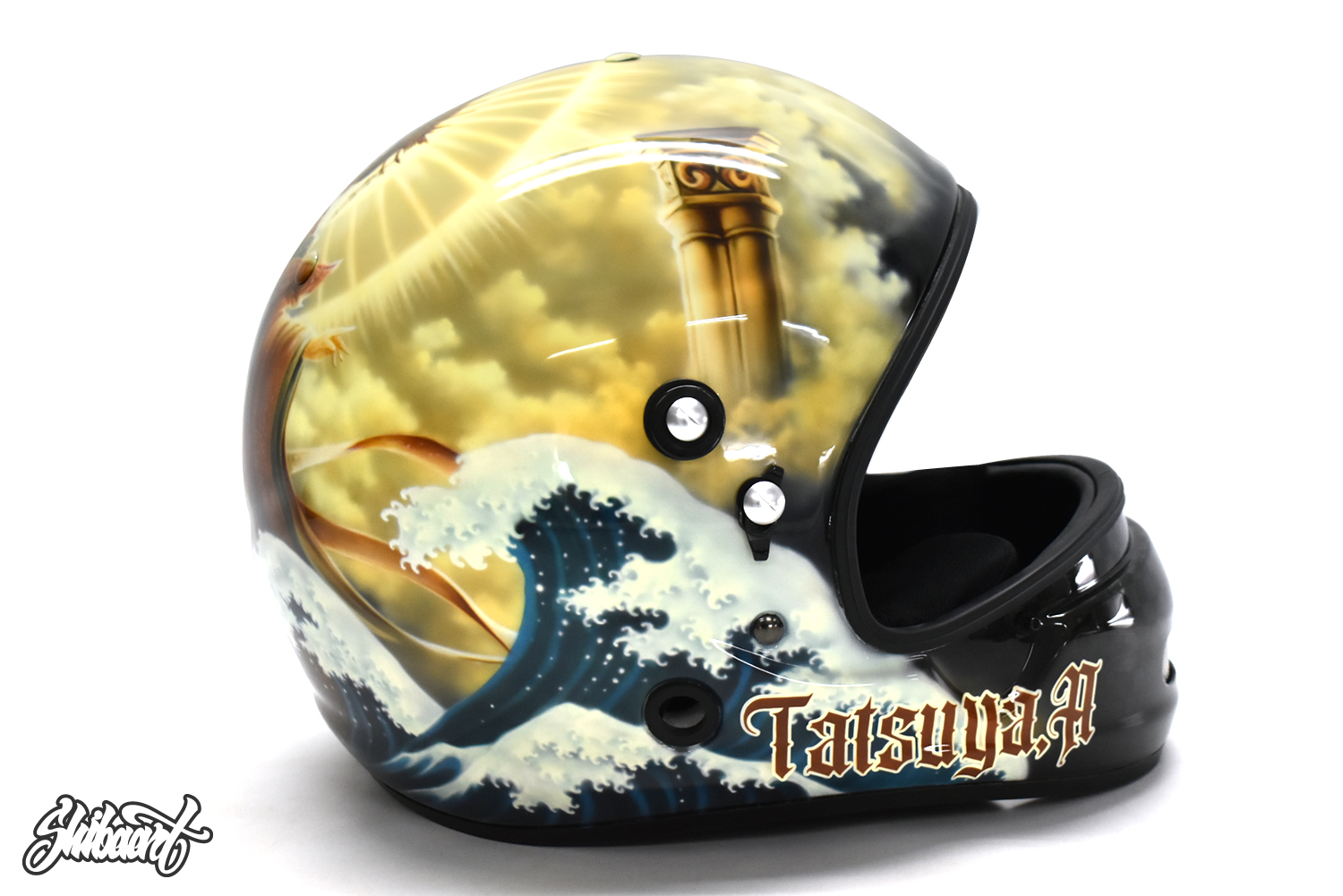 　ARAI競艇用 HELMET ヘルメットペイント有賀　達也選手 