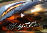 HARLEY-DAVIDSON FLHRC フレアー カスタムペイント ヘビ