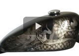HARLEY-DAVIDSON FLHRC フレアー カスタムペイント龍