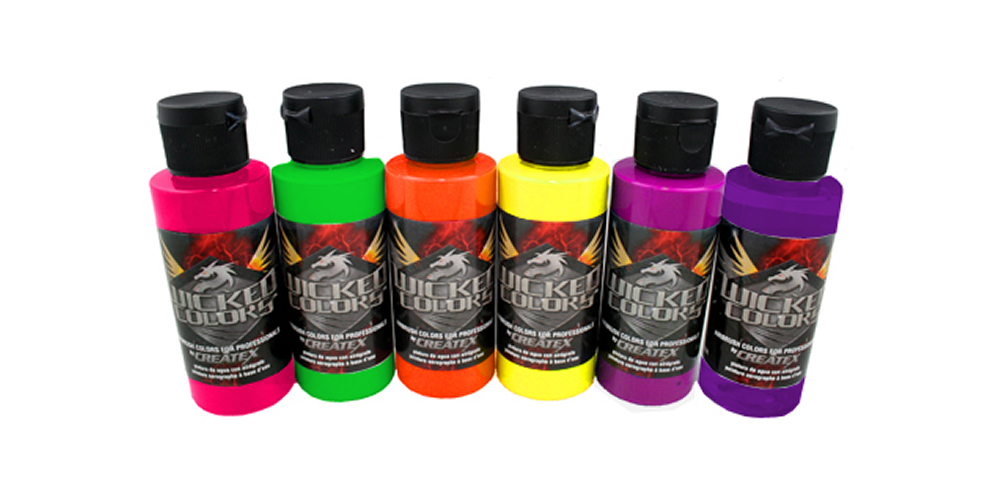 ウィックド蛍光色6本セット